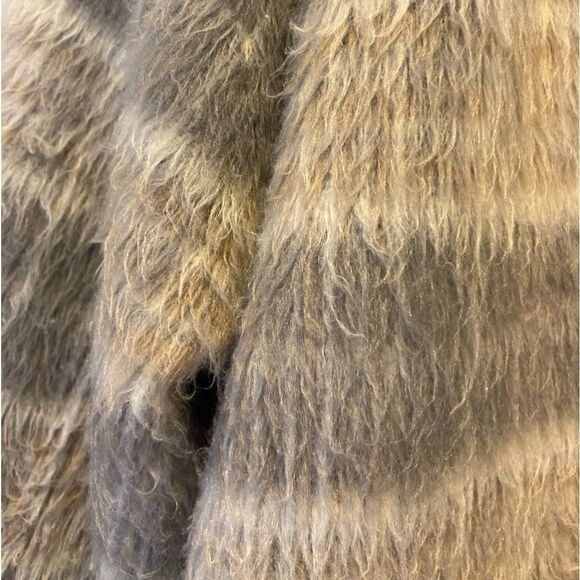 Oak & Fort NWOT Faux Fur Button Down Fully lined coat L/G - Picture 5 of 8